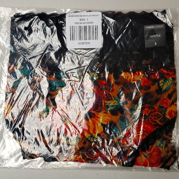♥️NWT VINTAGE TORRID PANTY SEAMLESS ANIMAL FLORAL PRINT MICROFIBER - PLUS SIZE - Picture 5 of 9
